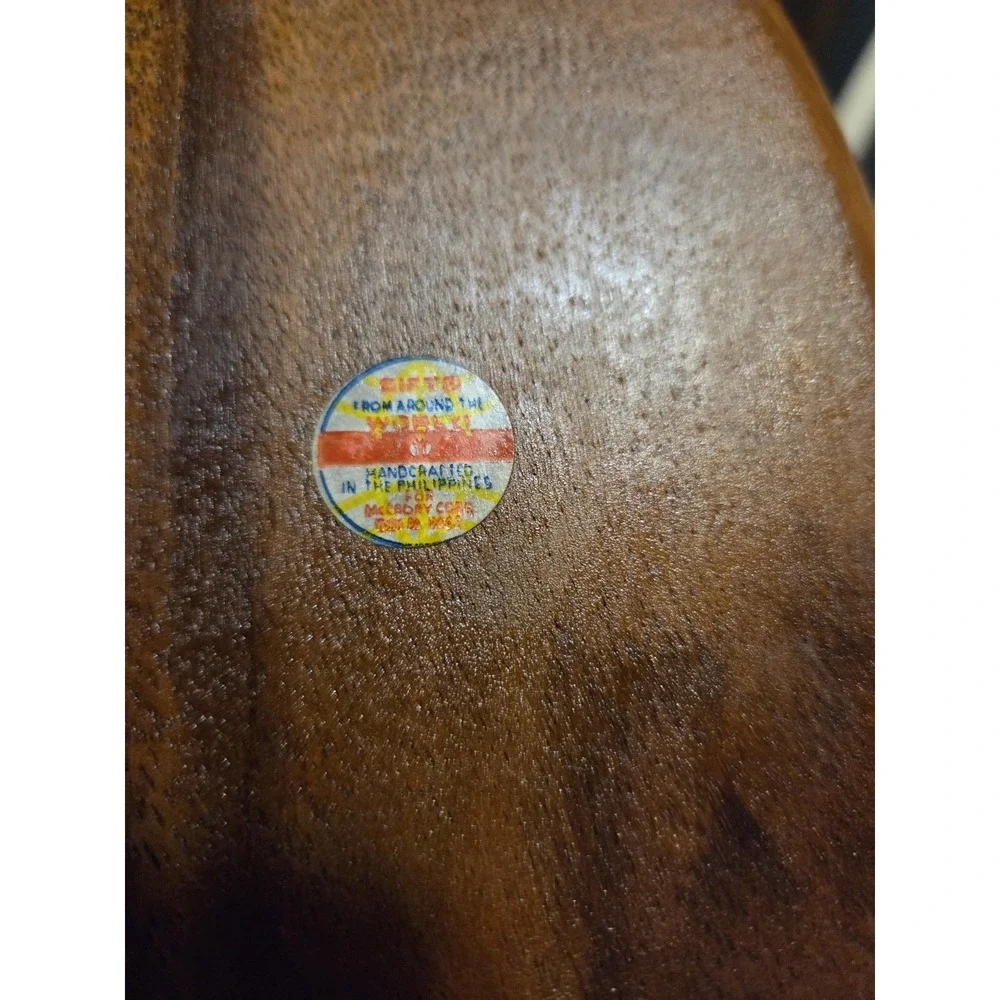 vintage handicraft made in the Philippines for McElroy Corp, Change Tray, Catch